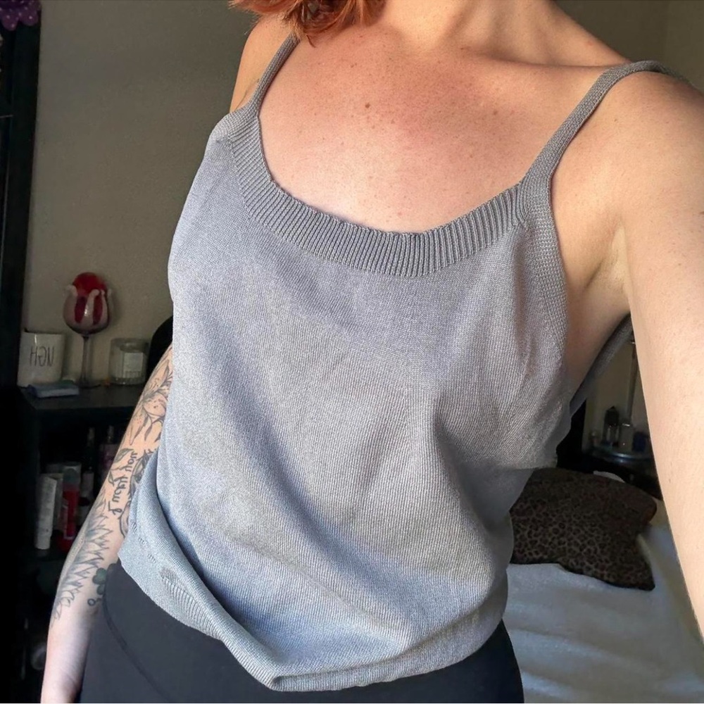 SHEIN Gray Camisole Top